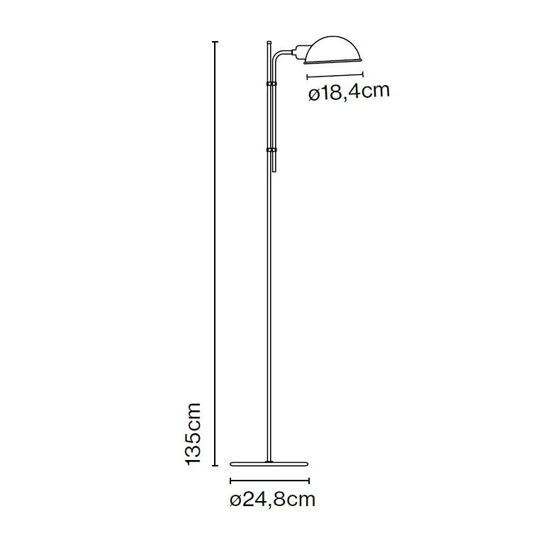 A641-001 Funiculí  grey/grey// напольный E27 1х8  х   