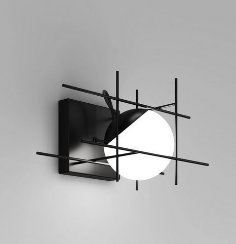 PLOT FRAME AP1  black matt/white// настенный LED 2700K 1х12,5  х   