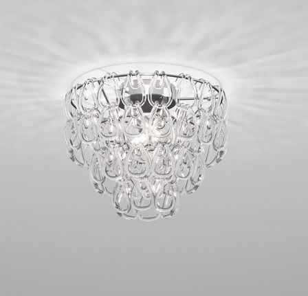 MINIGIOGALI PL35 CR  chrome /clear// потолочный E14 2х100  х   