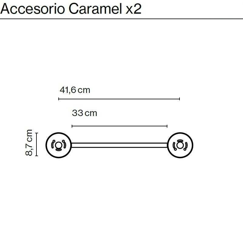 CARAMEL 2 ПЛАФОНА CARAMEL  matt gold/opal/green// настенный  1х11.5  1х8.5   