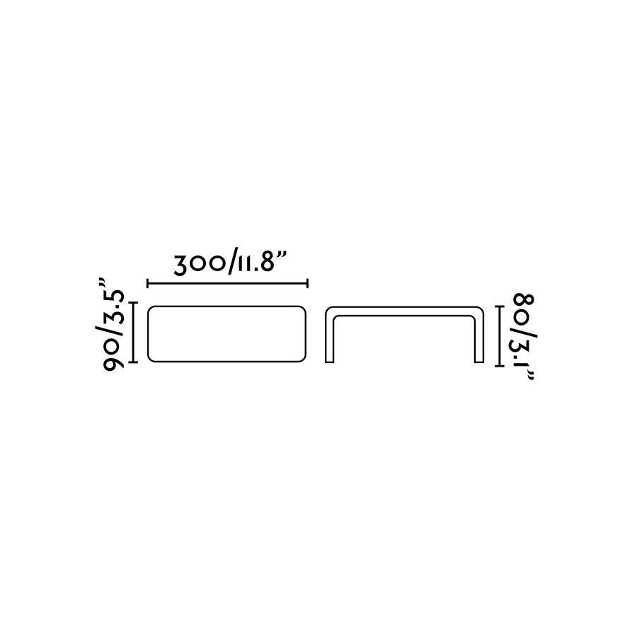 72272  BRACKET DARK GREY///opal настенный LED 1х6  х   