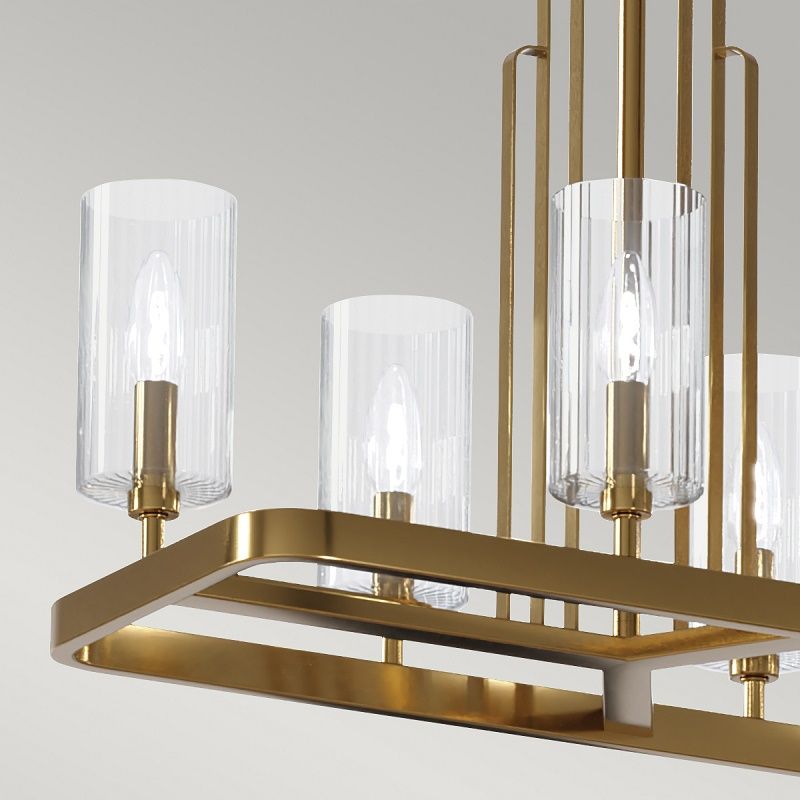 QN-KIMROSE10-BNB KIMROSE Brushed Natural Brass /Clear// подвесной E14 10х40  х   