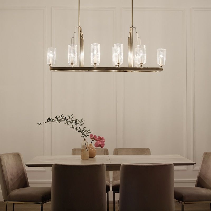 QN-KIMROSE10-BNB KIMROSE Brushed Natural Brass /Clear// подвесной E14 10х40  х   