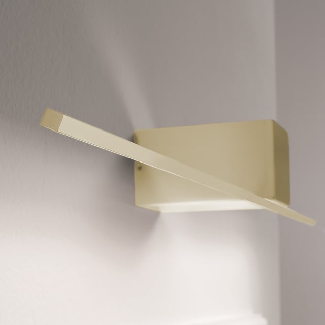 ORIZZONTE 50 OT+OR ORIZZONTE satin brass/brushed gold///matt настенный LED 2700K 1х3.92  х   