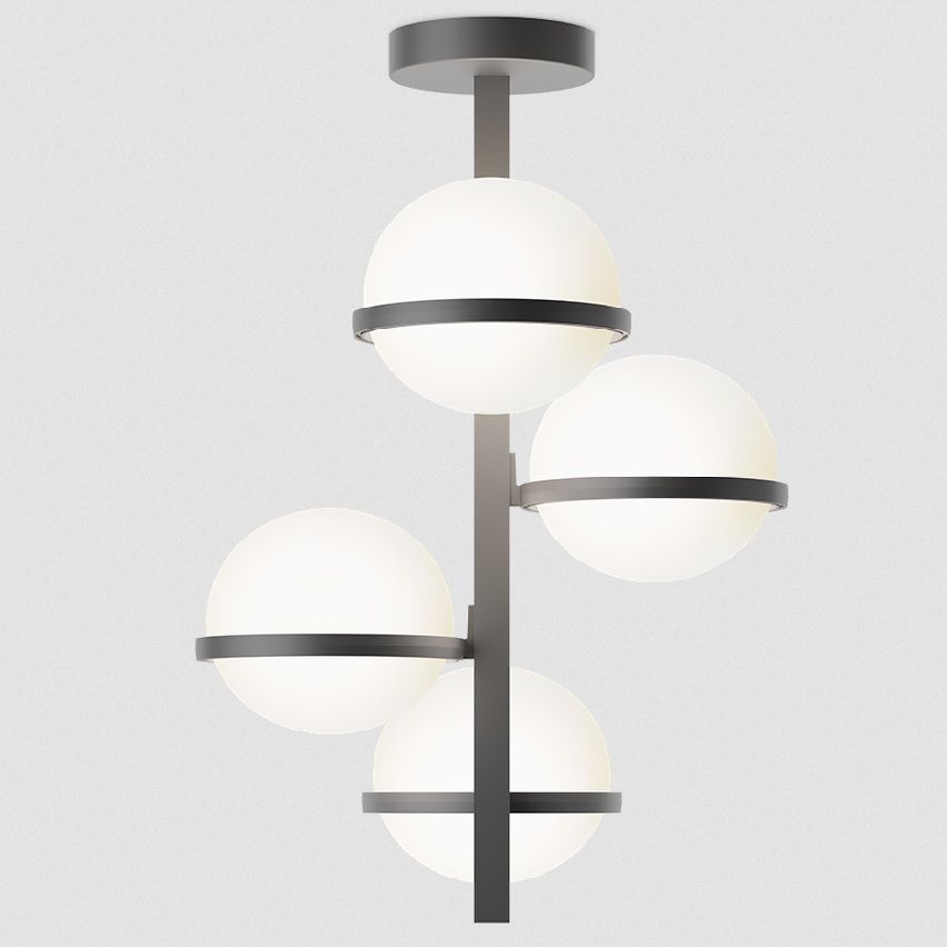 3764 18/1A PALMA GRAPHITE/WHITE// подвесной LED 8х4.5  х   