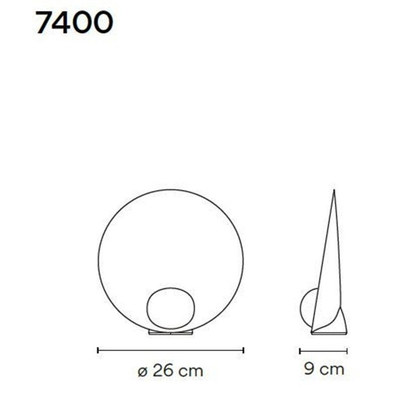 7400 24/1 15 MUSA BEIGE/WHITE// настольный LED 1х4.5  х   