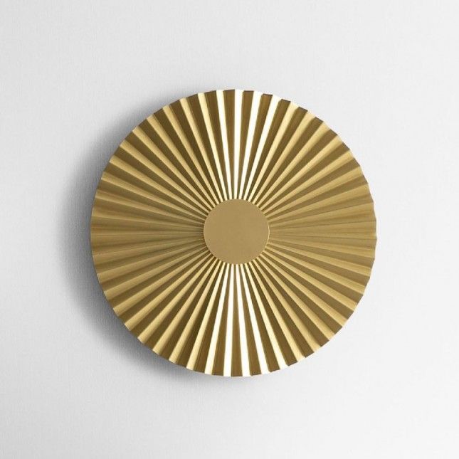 284.04.ON PLIE natural brass/// настенный LED 1х8  х   