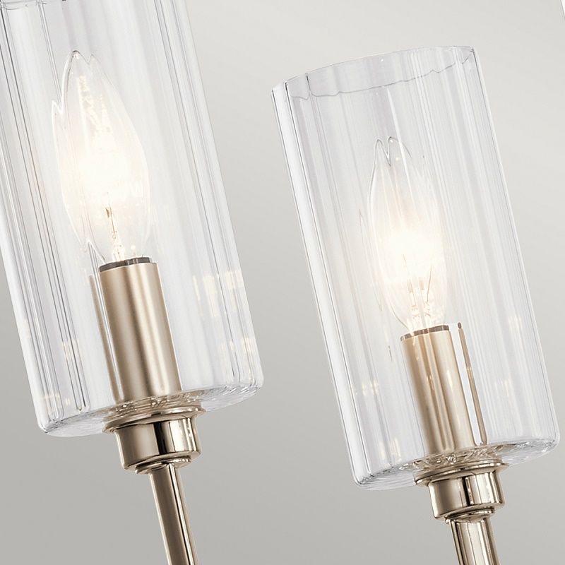 QN-KIMROSE6-PN KIMROSE Polished Nickel/Clear// подвесной E14 6х40  х   