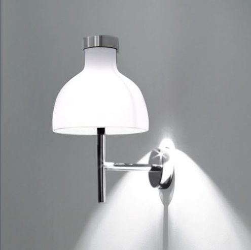 NLUCI AP NV BC CR  chrom/white// настенный G9 1х75  х   