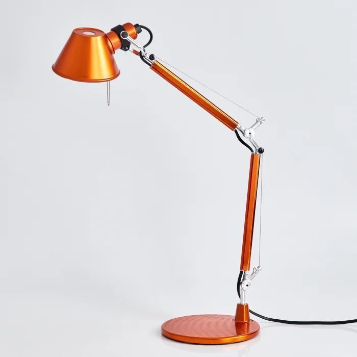 A011860 TOLOMEO micro Metal Orange/Metal Orange// настольный E14 1х60  х   