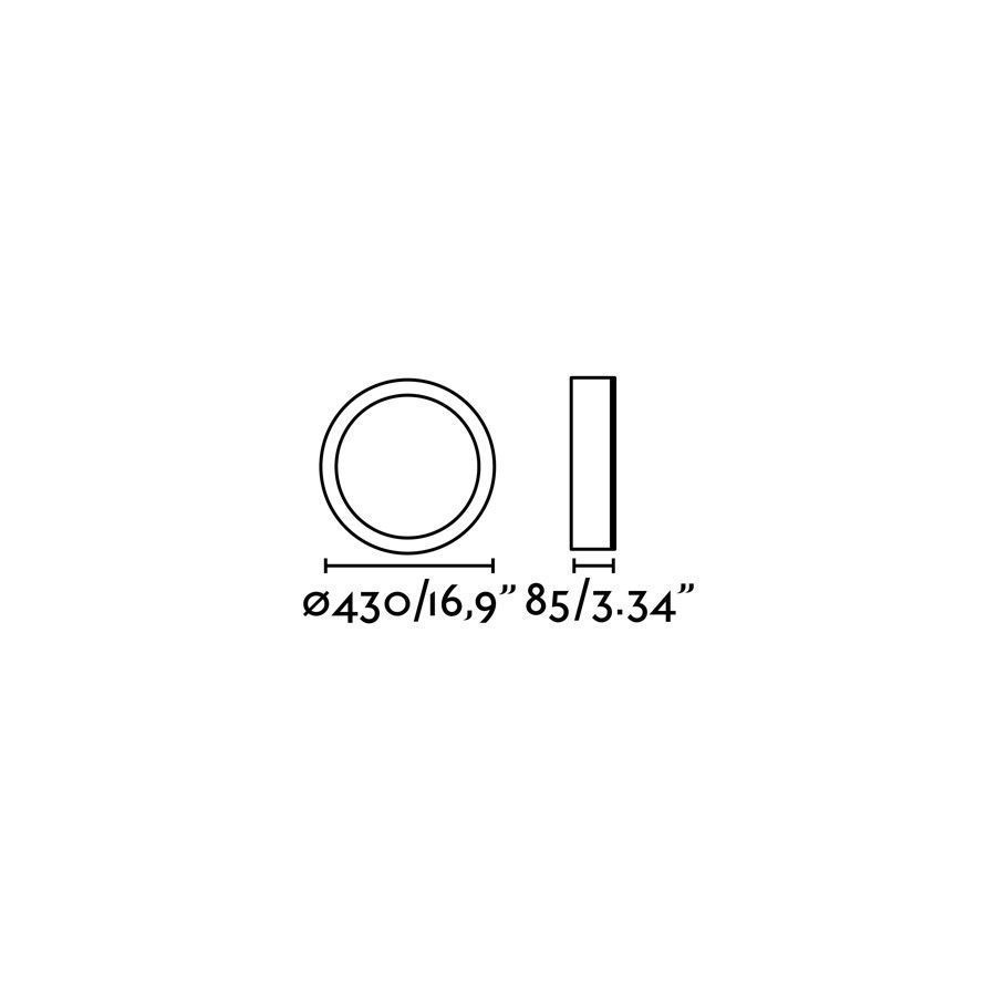 64251 COCOTTE black///white потолочный LED 1х30  х   