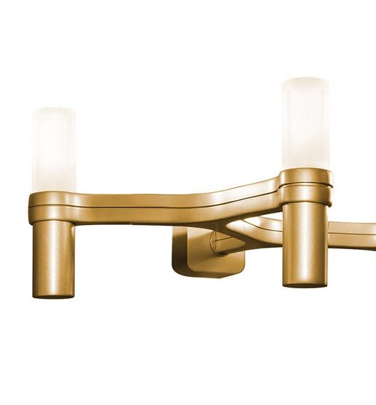 CRO HGW 31 CROWN под gold matt/white satin// настенный G9 2х25  х   