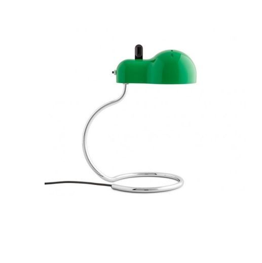 9068 MINITOPO  CHROME/GREEN// настольный E27 1х7  х  9068