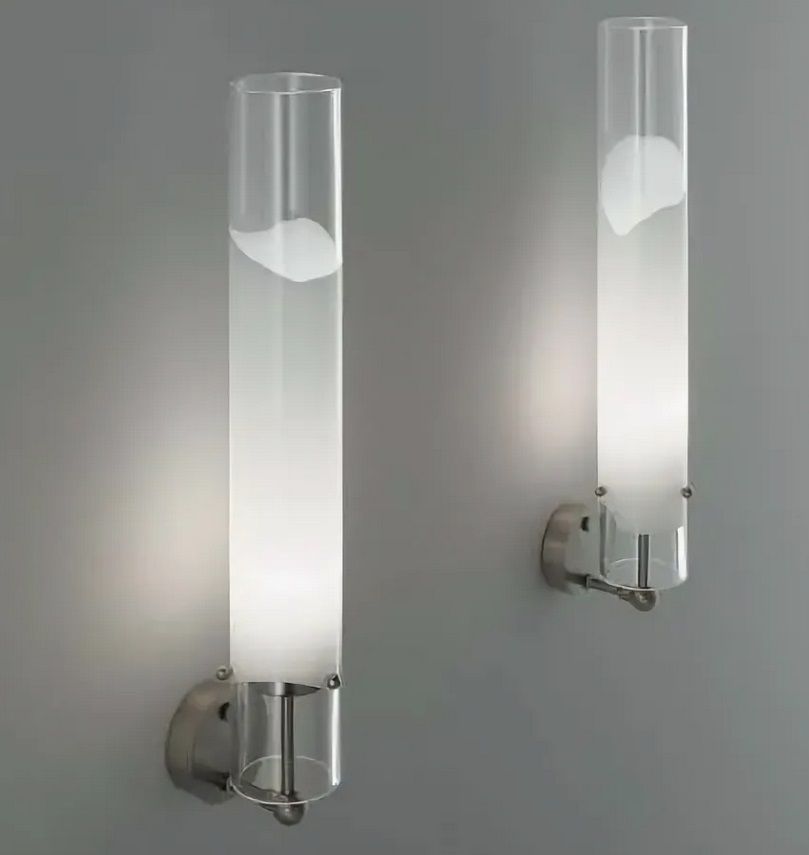 LIO AP48 BC/CR NI  nickel/crystal/white// настенный E27 1х100  х   