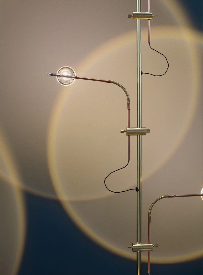 WWFBR WA WA TERRA brass///clear напольный LED 5х1  х   
