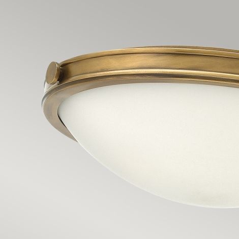 HK-COLLIER-F-M COLLIER Heritage Brass/Opal// потолочный E27 3х60  х   
