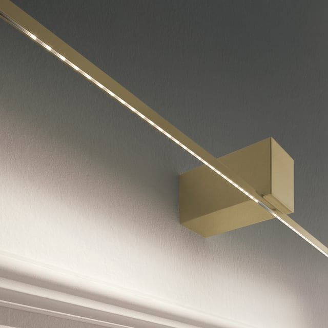 ORIZZONTE 50 OT+OR ORIZZONTE satin brass/brushed gold///matt настенный LED 2700K 1х3.92  х   