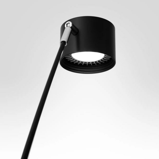 183304  SAMPEI matt black/black// напольный LED 1х17  х   