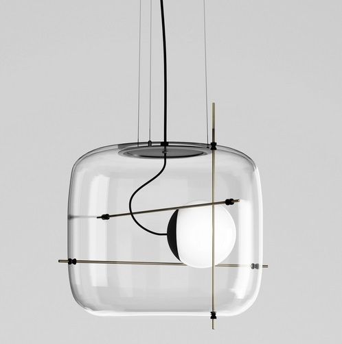 PLOT SP SPPLOTCROT PLOT black/brass/clear// подвесной LED 2700K 1х12,5  х   