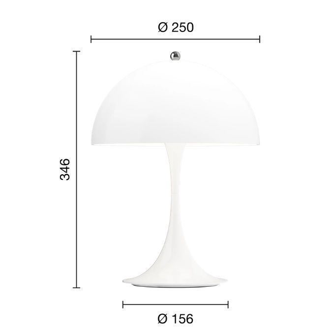 5744172969 PANTHELLA 250   Pale Rose/Opal Pale Rose// настольный  1х6  х   