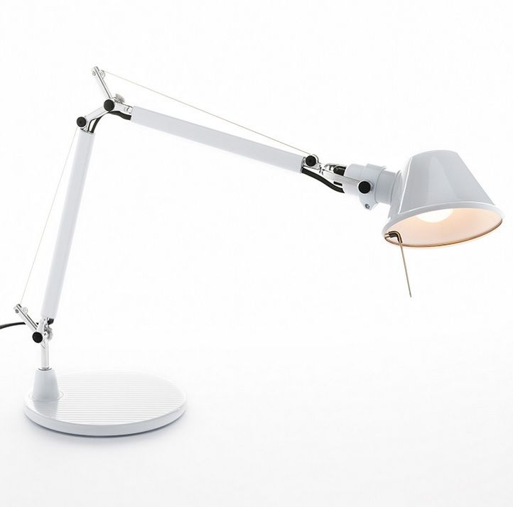 0011 820A TOLOMEO micro white/ светильник настольный E14 1х40  х   