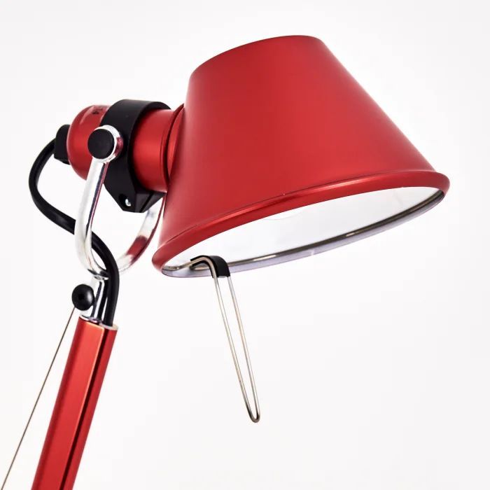 A011810 TOLOMEO micro anidized red/anidized red// настольный E14 1х60  х   