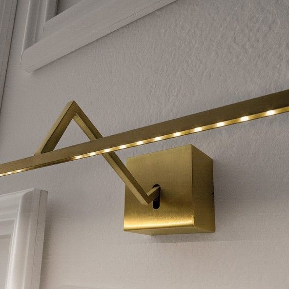 ZETA 50 OR ZETA матовое золото///белый подсветка для картин LED 2700K 1х4,8  х   