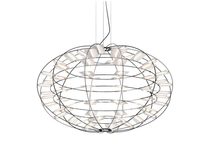 CHL LGD 51 CHLORIS NICKEL/WHITE// подвесной LED 1х90  х   