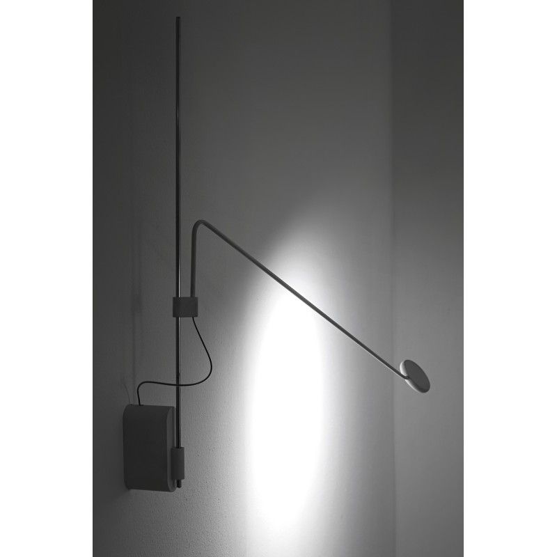 TECLA AP MICRO BI TECLA white/steel/white//matt настенный LED 2700K 1х4.1  х   