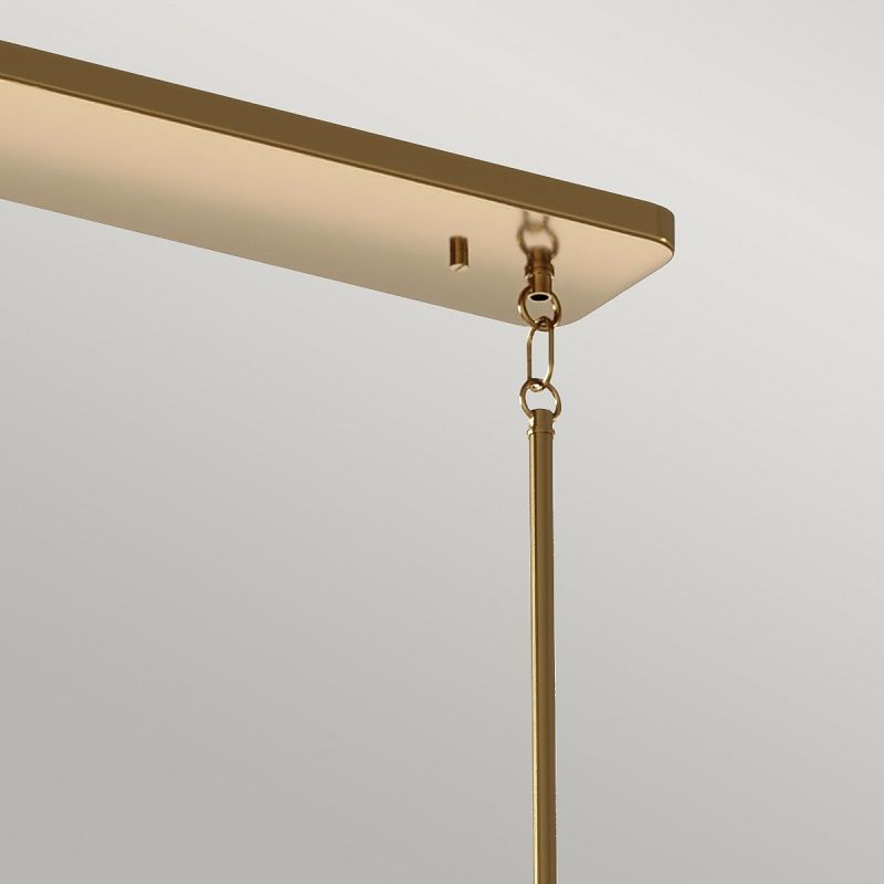 QN-KIMROSE10-BNB KIMROSE Brushed Natural Brass /Clear// подвесной E14 10х40  х   