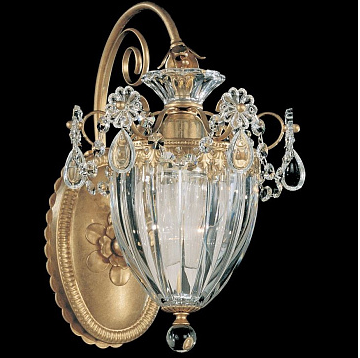 1240 22 H BAGATELLE heirloom gold/прозрачный// настенный E27 1х60  х  1240 22 H