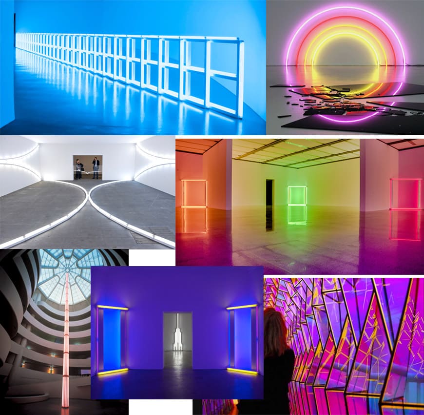 Dan Flavin - световые картины