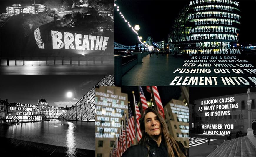 световые панно jenny holzer