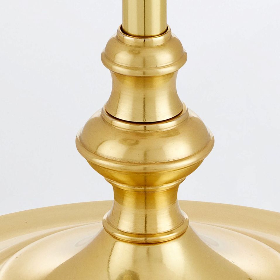 QNC-DEAUVILLE-TL2  DEAUVILLE Polished Brass /natural// настольный E14 2х40  х   