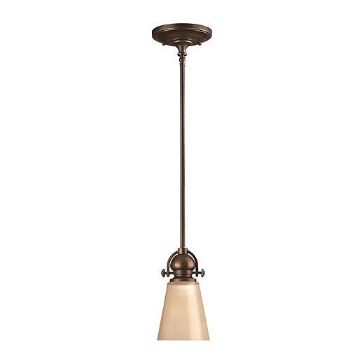 HK-MAYFLOWER-P-A MAYFLOWER Olde Bronze/Etched Amber// подвесной E27 1х60  х  HK-MAYFLOWER-P-A