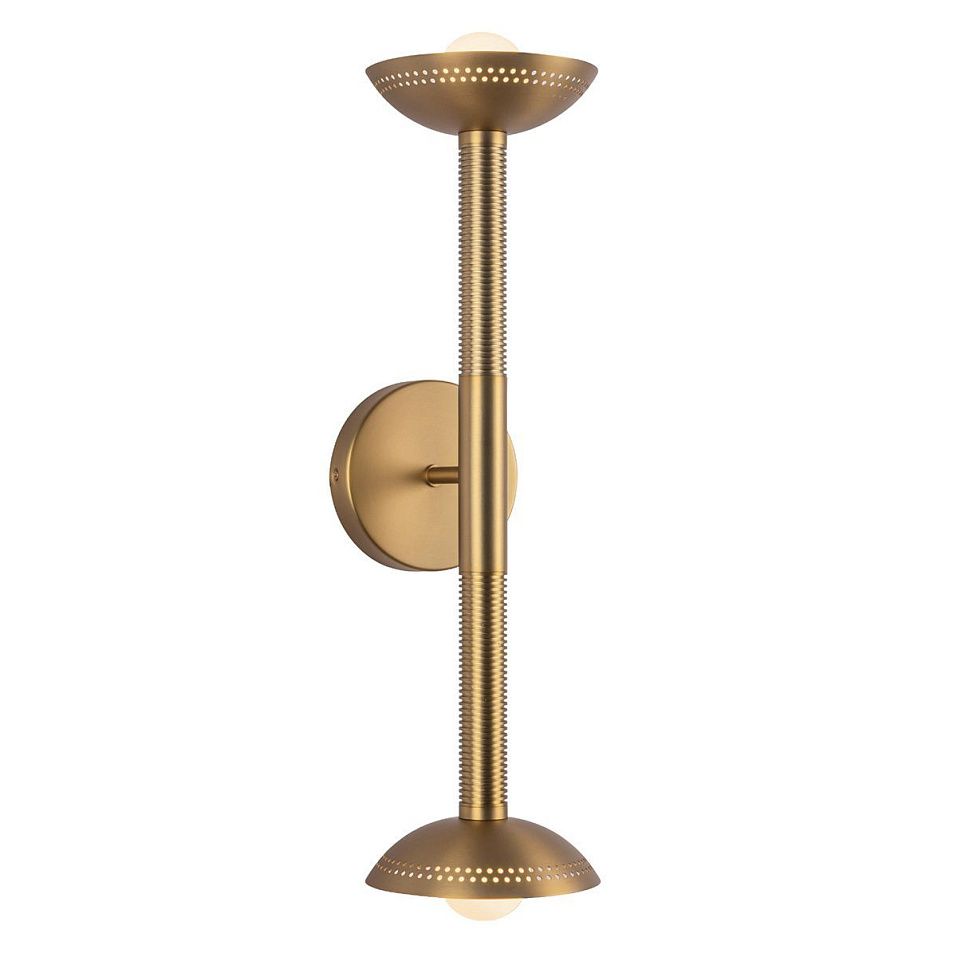ALM-ARDEN-LED-2WB-BG ARDEN Brushed Gold/Brushed Gold//Opal настенный  2х6.5  х   