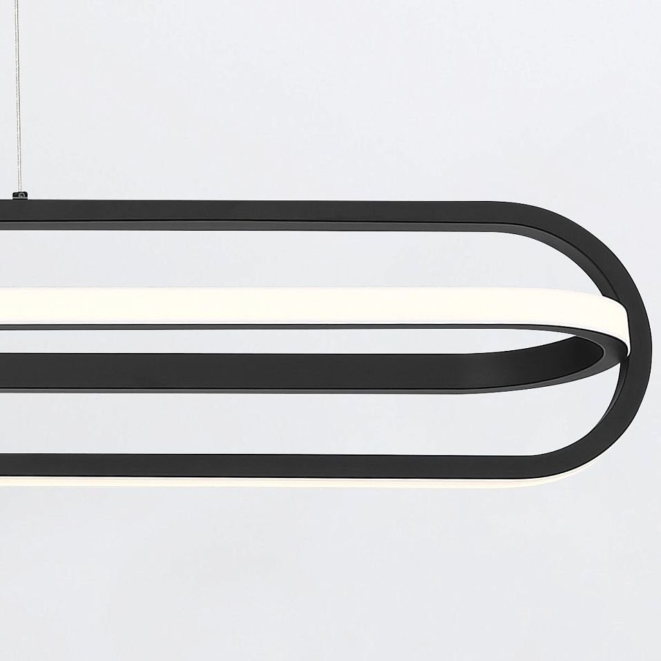 QN-DEMARK-LP-BK DEMARK Matte Black///белый подвесной LED 1х58  х   