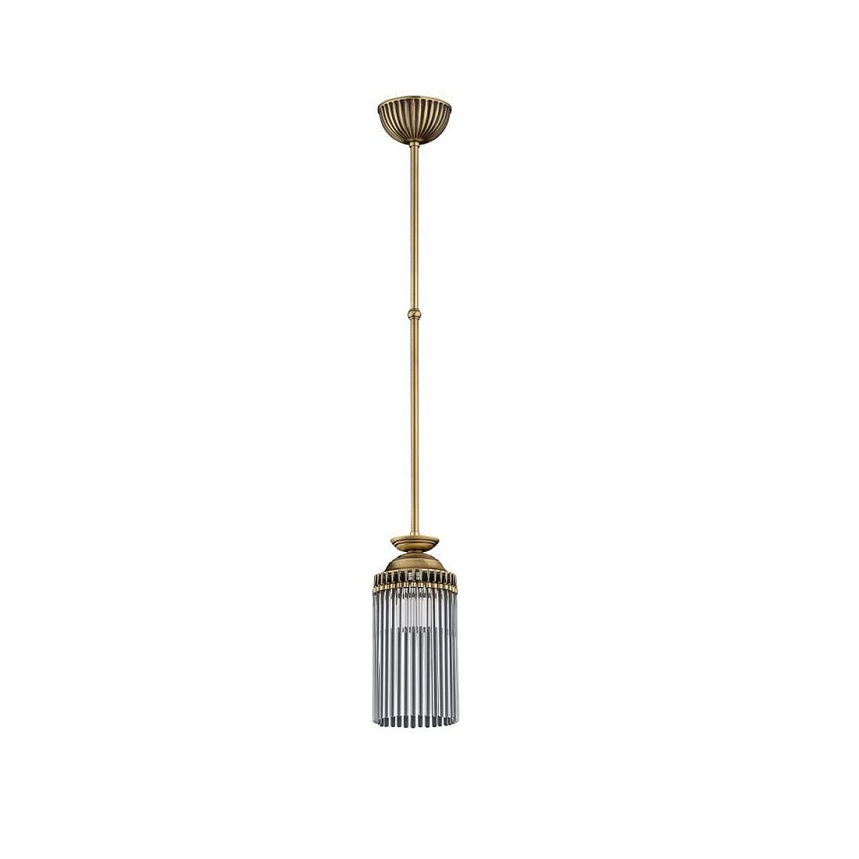 FIO-ZW-1(P)110 FIORE patina/clear// подвесной E27 1х60  х   