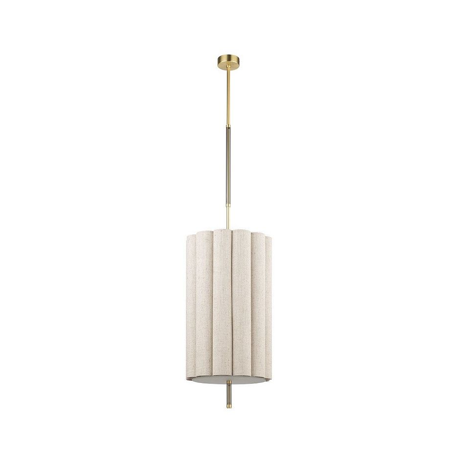 NAT-ZW-2(ZM)+доп.шток 500 мм NATURE matt gold/glass/beige//матовый подвесной LED 2700K 2х60  х   