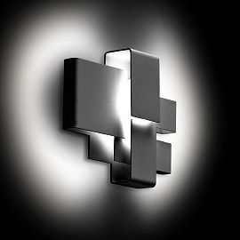 325163B4 (W898013-01-000+W898004-02-000) ARZY 1.0 black/ настенный LED 3000K 1х6  х  325163B4 (W898013-01-000+W898004-02-000)