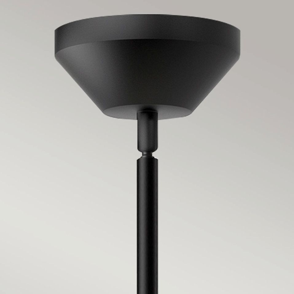 ALM-HALSTON-P-M-BK HALSTON Matte Black/Cased Opal// подвесной E27 1х60  х   