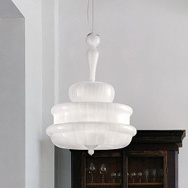NOVECENTO SP G BC/RI  CR NOVECENTO chrom/white// подвесной E14 5х60  х  NOVECENTO SP G BC/RI  CR