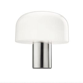 F1074064 BELLHOP GLASS ALUMINIUM/WHITE// настольный E27 1х15  х  F1074064