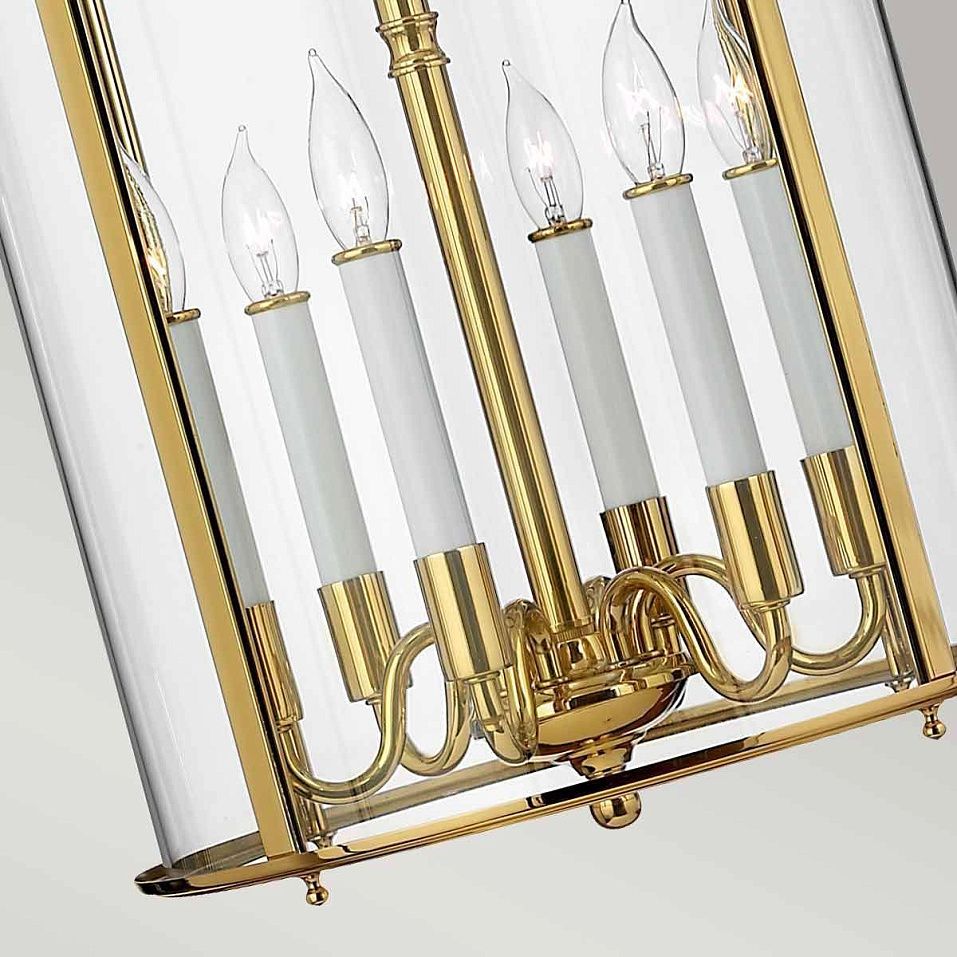 HK-GENTRY-P-L-PB GENTRY Polished Brass /Clear// подвесной E14 6х60  х   