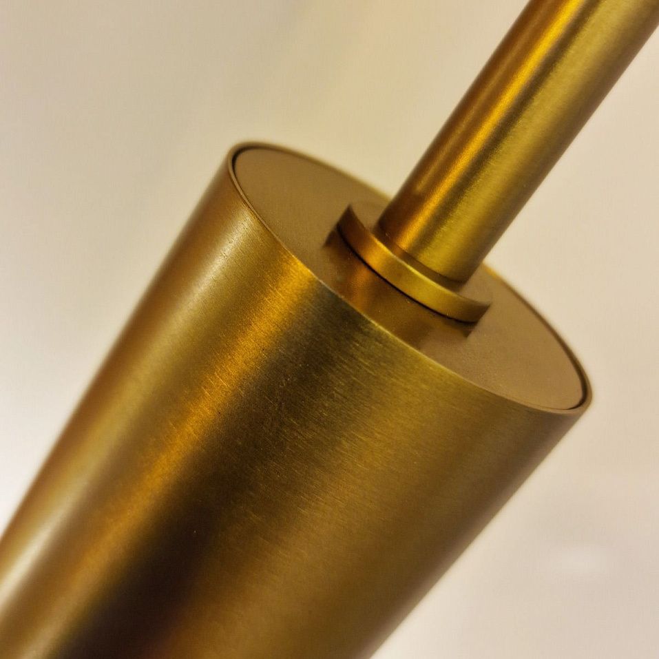 ALM-JUDE-P-GD-CL JUDE Brushed Gold/Clear// подвесной E27 1х60  х   