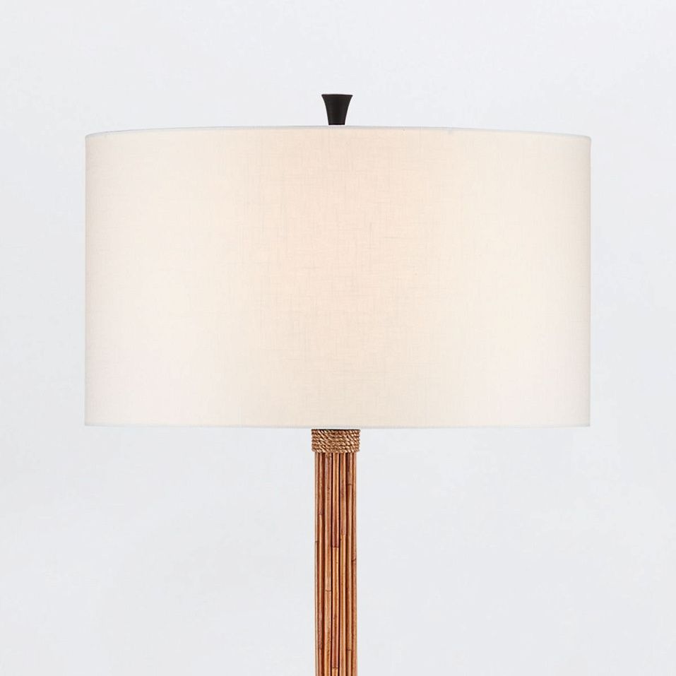 QNC-REED-FL REED Black /Natural/White// напольный E27 1х150  х   