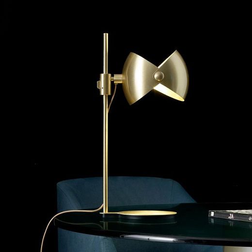 EIRENE TABLE  BURNISHED SATIN BRASS/BURNISHED SATIN BRASS// настольный E27 1х15  х  EIRENE TABLE