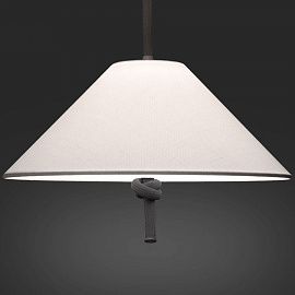 ACAM.006508 HAT Graphite grey rope/white// подвесной LED 1х14  х  ACAM.006508