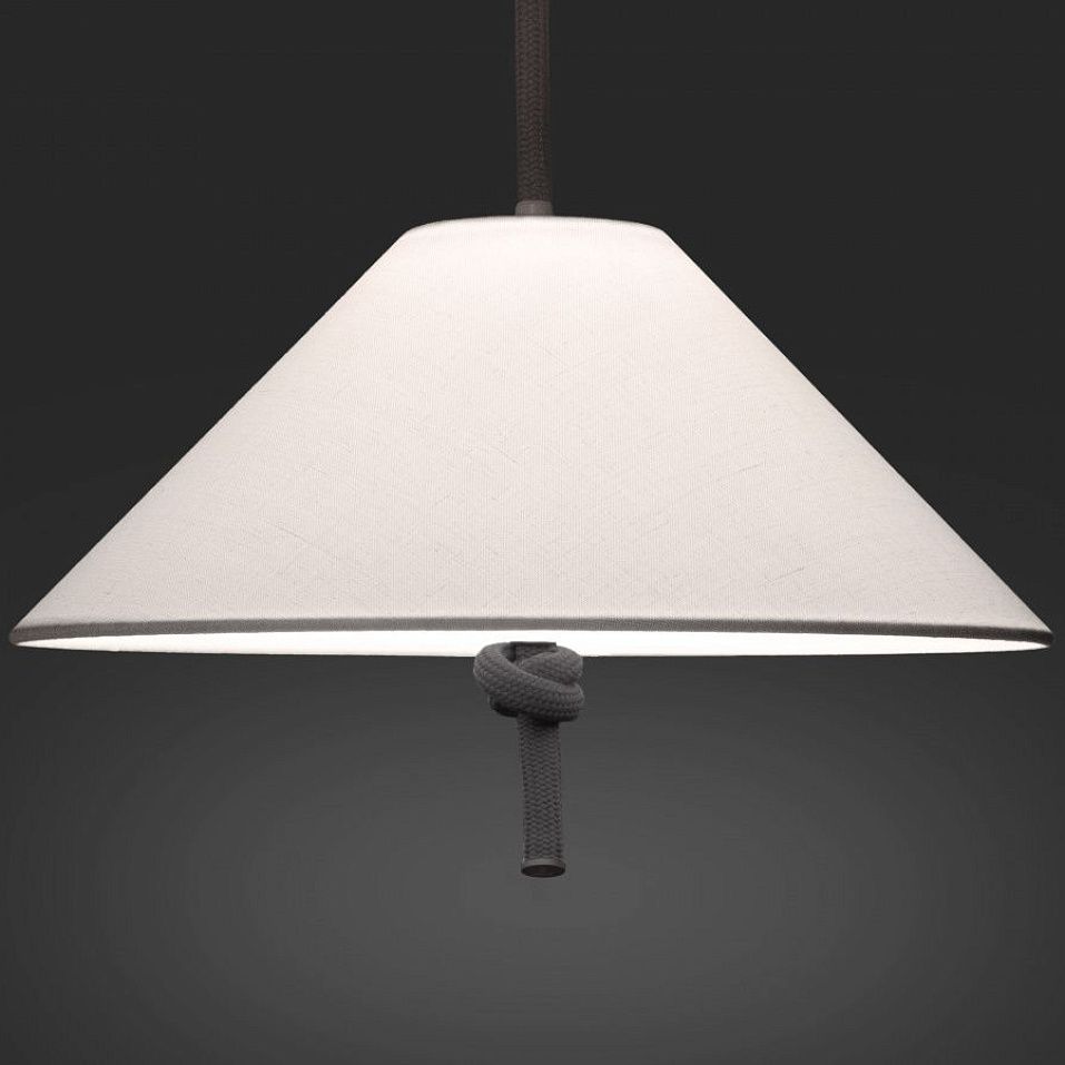 ACAM.006508 HAT Graphite grey rope/white// подвесной LED 1х14  х   
