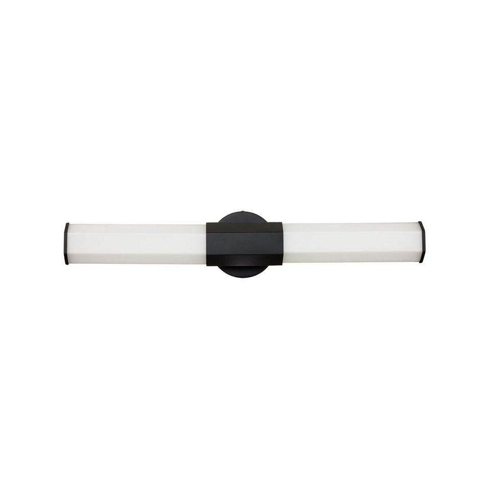 QN-FACET-LED2-BK-BATH FACET Matte Black/Opal// настенный LED 2х12  х   